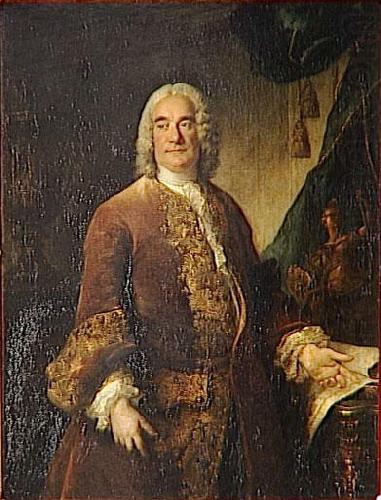 Louis Tocque Portrait of Charles Francois Paul Le Normant de Tournehem china oil painting image